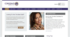Desktop Screenshot of corporatestaffing.co.ke